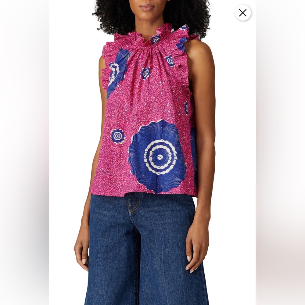 Ulla Johnson Tilda Top Fuchsia size 4